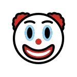 Clown Face SVG Icon
